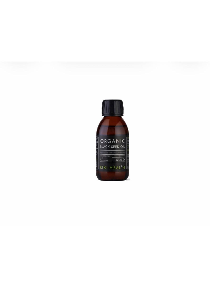ORGANIC BLACK SEED OIL 125 ML KIKI HEALTH